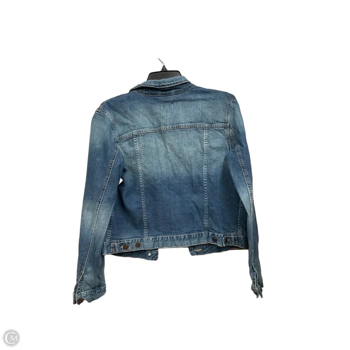 Jacket Denim By Gap In Blue Denim, Size: S