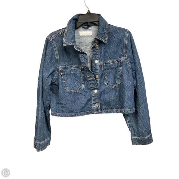 Jacket Denim By Zara In Blue Denim, Size: S