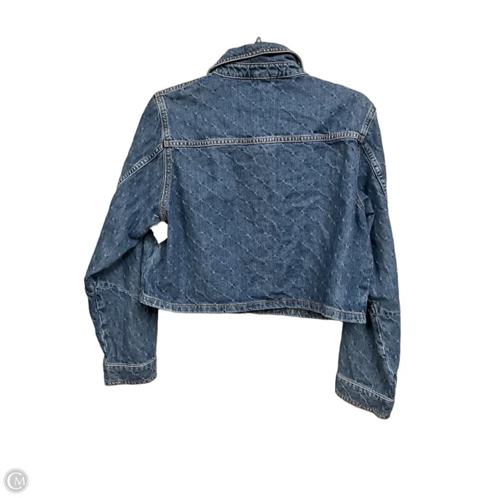 Jacket Denim By Zara In Blue Denim, Size: S