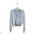 Jacket Faux Fur & Sherpa By Anthropologie In Blue, Size: M