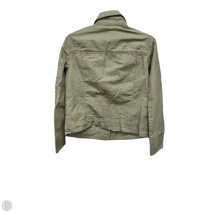 Jacket Moto By Gap In Green, Size: S