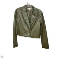 Jacket Moto Leather By Philosophy In Green, Size: S