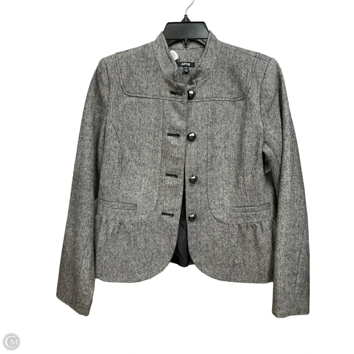 Jacket Other By Apt 9 In Black & Grey, Size: S