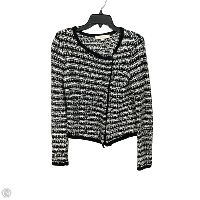Jacket Other By Loft In Black & White, Size: Xs