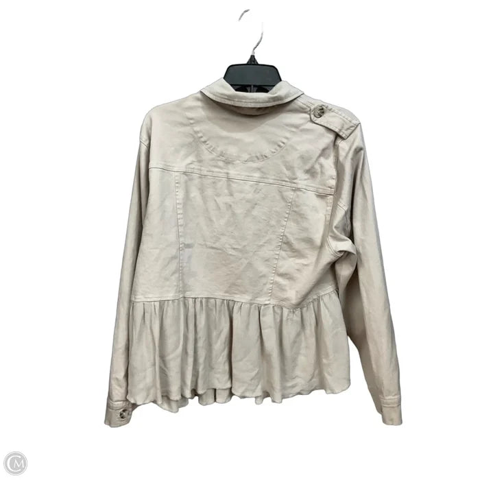 Jacket Other By Torrid In Beige, Size: 1x
