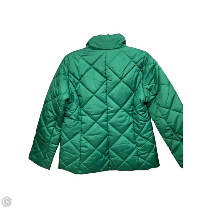 Jacket Puffer & Quilted By New York And Co In Green, Size: M