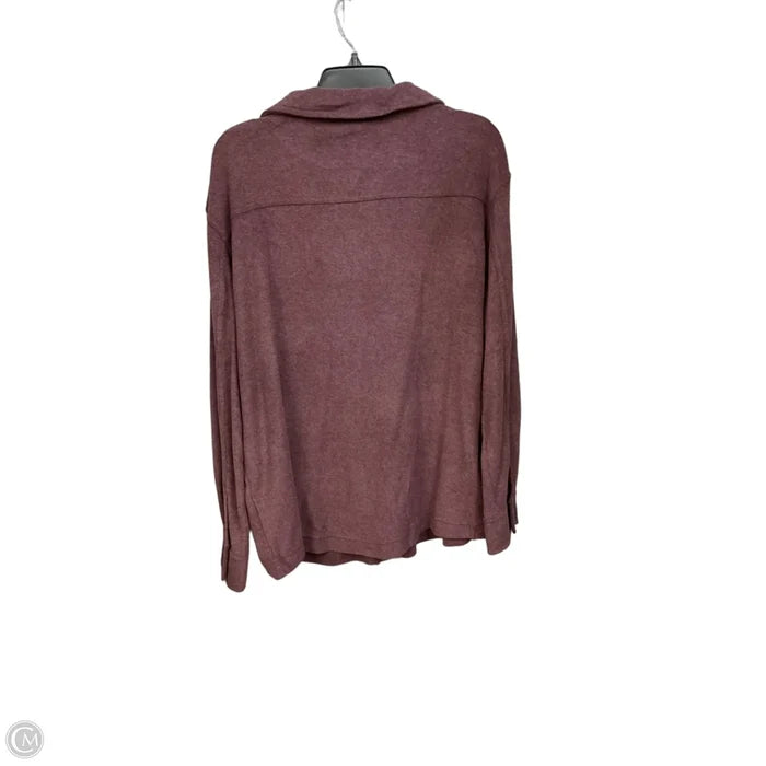 Jacket Shirt By 32 Degrees In Purple, Size: L