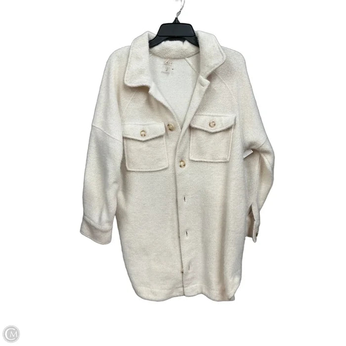 Jacket Shirt By Calia In Cream, Size: M