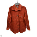 Jacket Shirt By Madewell In Brown, Size: M