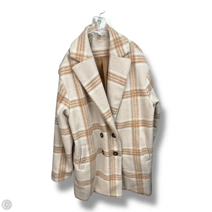 Jacket Shirt By Time And Tru In Plaid Pattern, Size: Xs