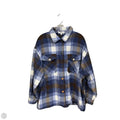 Jacket Shirt By Workshop In Plaid Pattern, Size: Xl