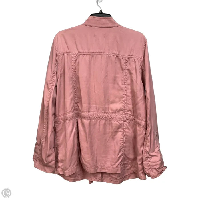 Jacket Utility By Loft In Pink, Size: L