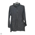 Jacket Windbreaker By Eddie Bauer In Black, Size: M