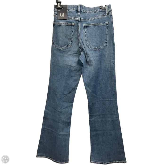 Jeans Boot Cut By Gap In Blue Denim, Size: 4