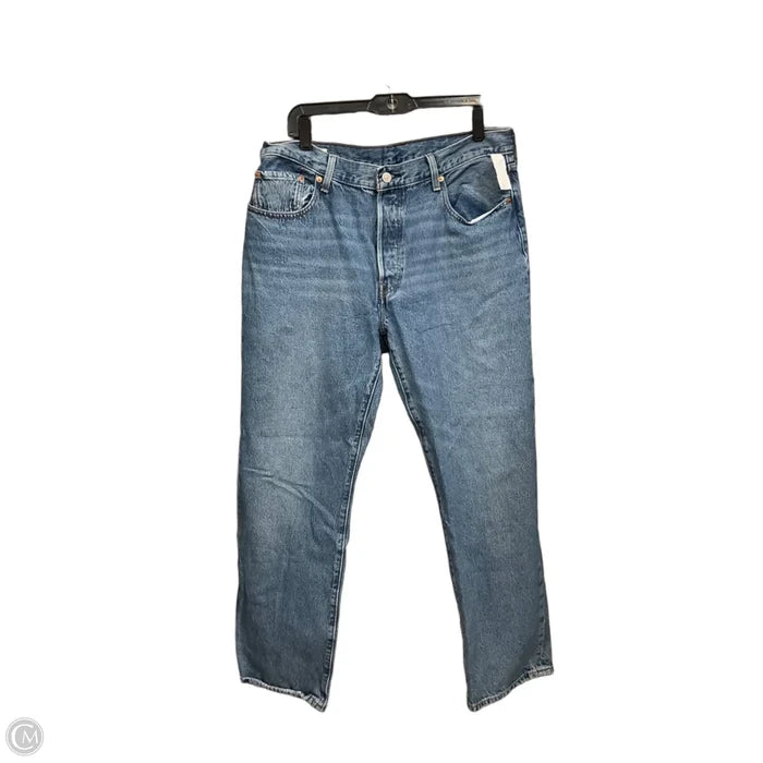 Jeans Boot Cut By Levis In Blue Denim, Size: 14