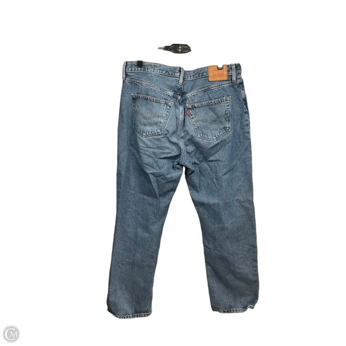 Jeans Boot Cut By Levis In Blue Denim, Size: 14