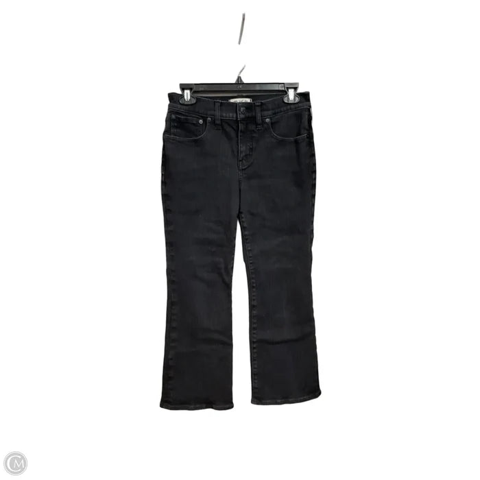 Jeans Boot Cut By Madewell In Black Denim, Size: 6p