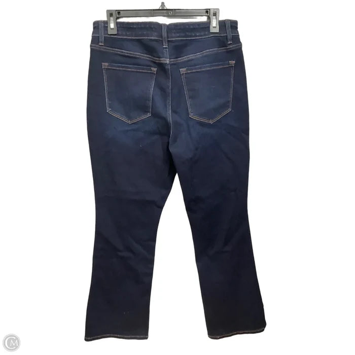Jeans Boot Cut By Veveret In Blue Denim, Size: 14