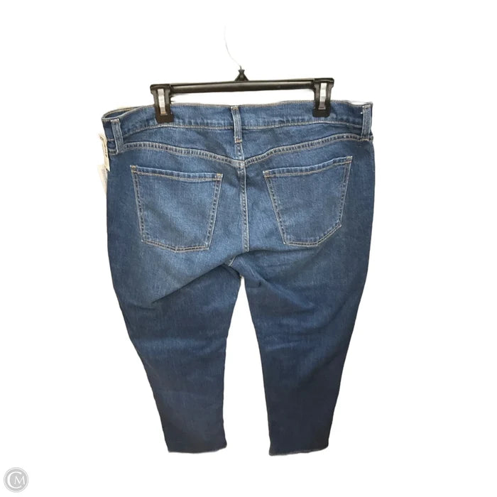 Jeans Boyfriend By Old Navy In Blue Denim, Size: 12l