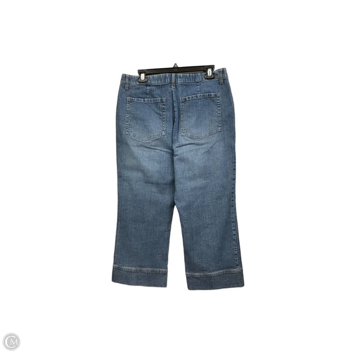 Jeans Cropped By Coldwater Creek In Blue Denim, Size: 12