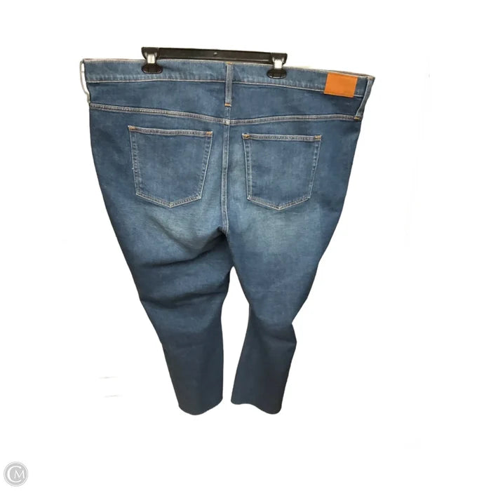 Jeans Cropped By J. Crew In Blue Denim, Size: 24