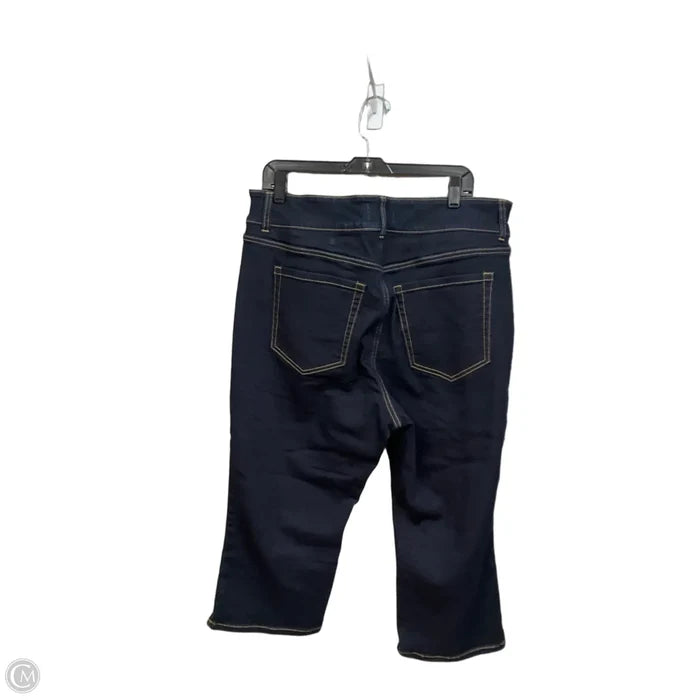 Jeans Cropped By Lane Bryant In Blue Denim, Size: 18