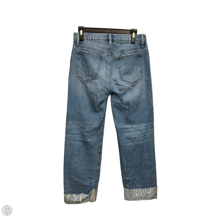 Jeans Cropped By Loft In Blue Denim, Size: 0