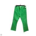 Jeans Cropped By Loft In Green Denim, Size: 4