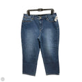Jeans Cropped By Talbots In Blue Denim, Size: 14