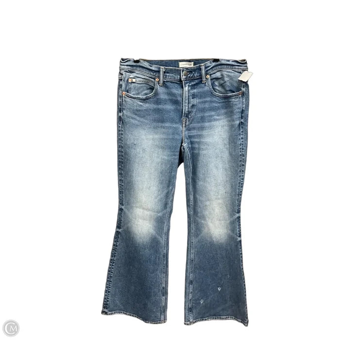 Jeans Flared By Ae77 In Blue Denim, Size: 14