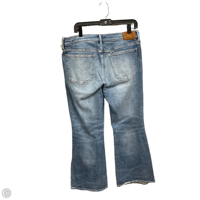 Jeans Flared By Ae77 In Blue Denim, Size: 14