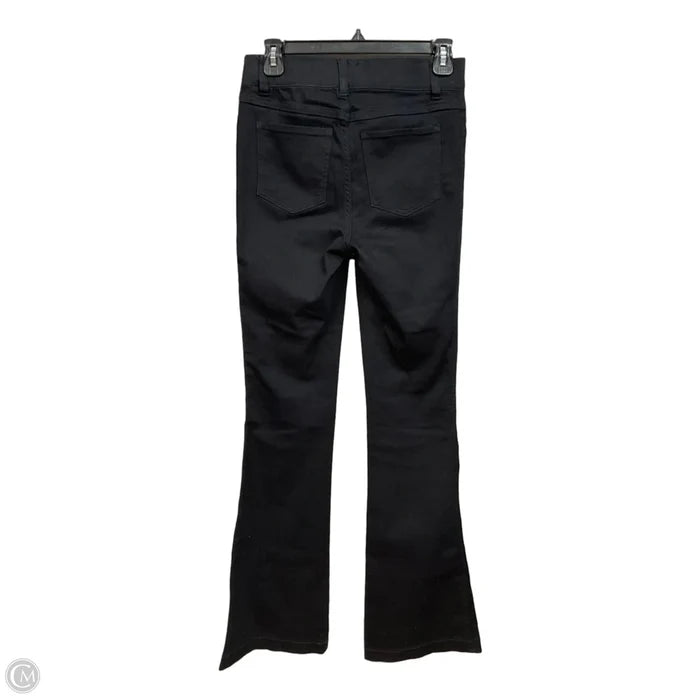 Jeans Flared By Spanx In Black, Size: 4
