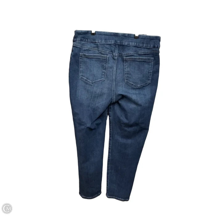 Jeans Jeggings By Chicos In Blue Denim, Size: 14