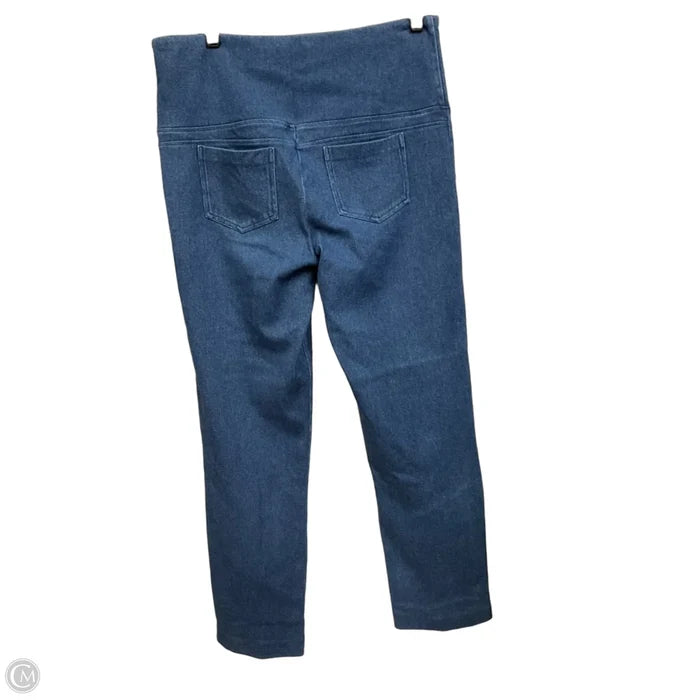 Jeans Jeggings By Lysse In Blue, Size: 14