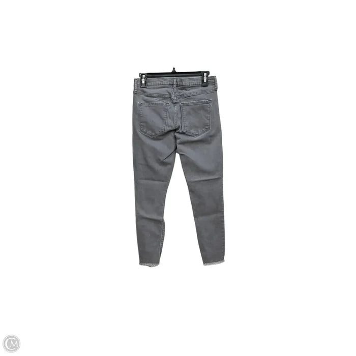 Jeans Skinny By Banana Republic In Grey Denim, Size: 4