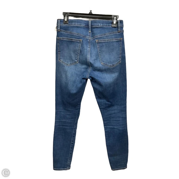 Jeans Skinny By Gap In Blue Denim, Size: 6