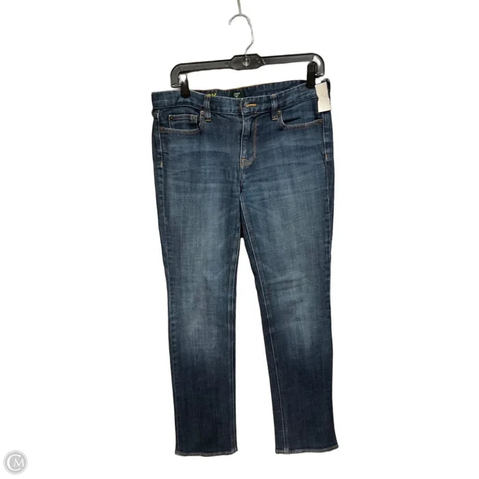 Jeans Skinny By J. Crew In Blue Denim, Size: 10