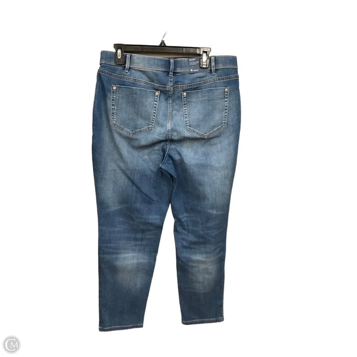 Jeans Skinny By J. Jill In Blue Denim, Size: 16