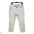 Jeans Skinny By J. Jill In Cream Denim, Size: 14