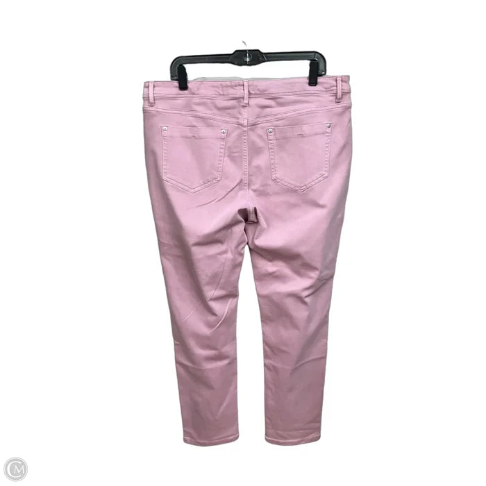 Jeans Skinny By J. Jill In Purple Denim, Size: 14