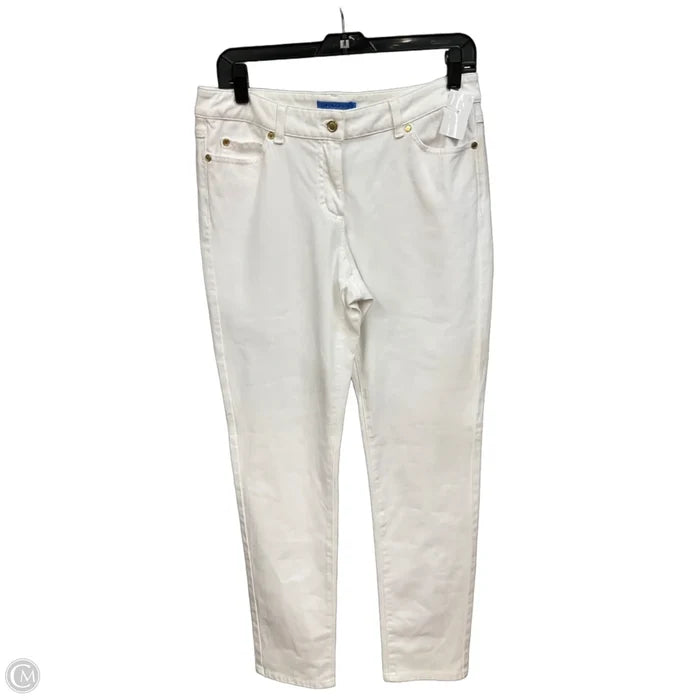 Jeans Skinny By J Mclaughlin In White Denim, Size: 8