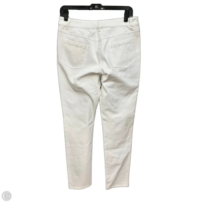 Jeans Skinny By J Mclaughlin In White Denim, Size: 8