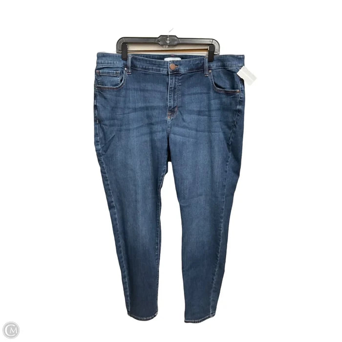 Jeans Skinny By Lane Bryant In Blue Denim, Size: 22