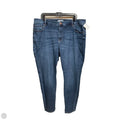 Jeans Skinny By Lane Bryant In Blue Denim, Size: 22