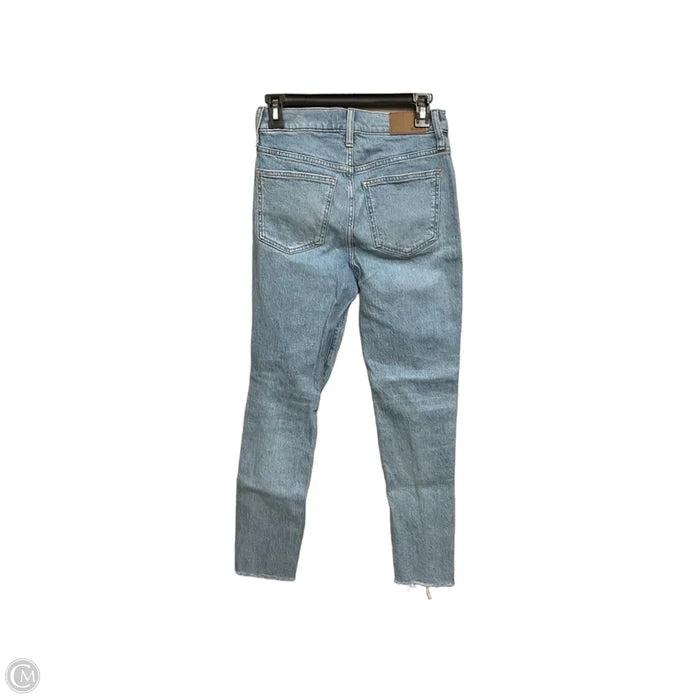 Jeans Skinny By Madewell In Blue Denim, Size: 0