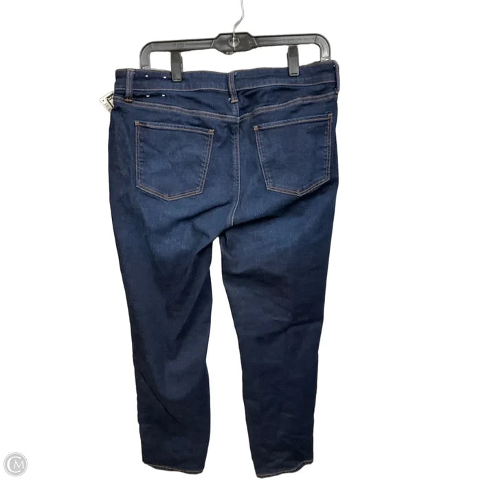 Jeans Skinny By Talbots In Blue Denim, Size: 14