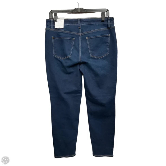 Jeans Skinny By Talbots In Blue Denim, Size: 8p