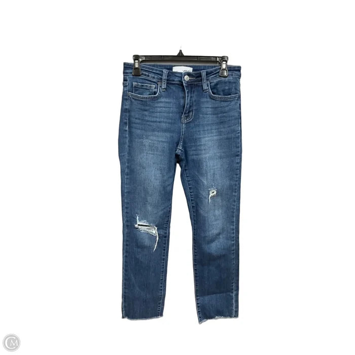 Jeans Skinny By Vervet In Blue Denim, Size: 4