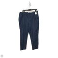 Jeans Straight By Croft And Barrow In Blue Denim, Size: 16