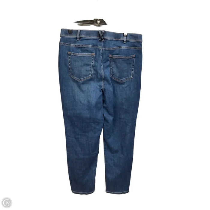 Jeans Straight By J. Jill In Blue Denim, Size: 16